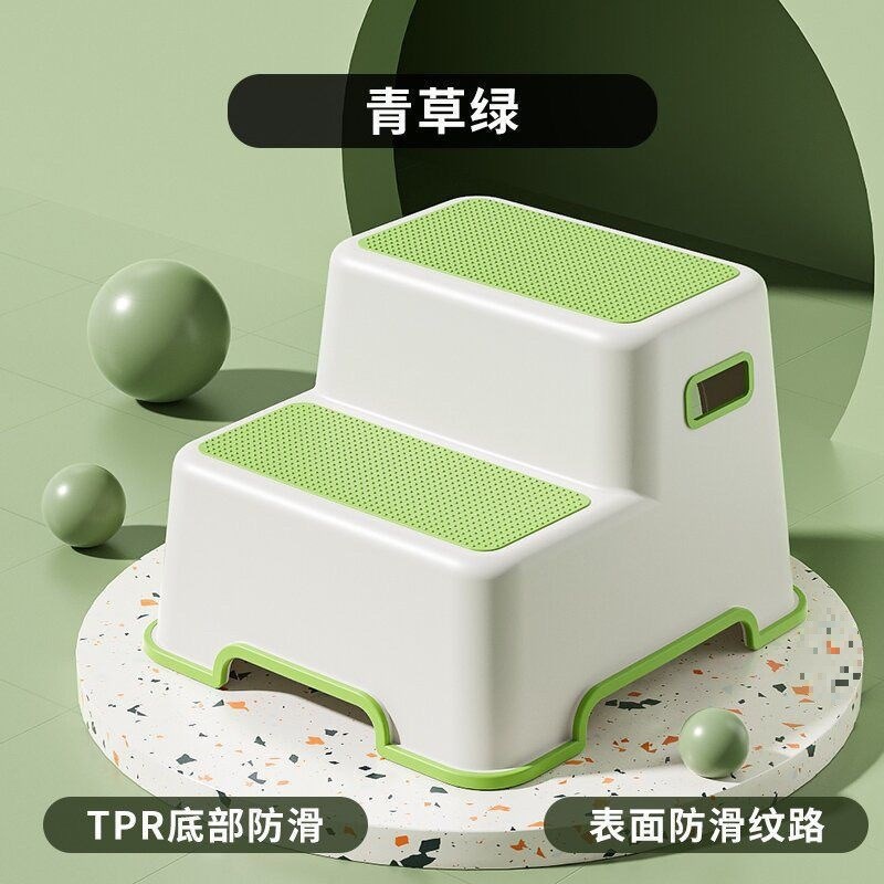 梯凳家用二步梯台阶脚踏高低凳梯椅两用厨房登Q高凳洗车凳子两步 - 图1