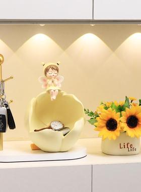 玄关钥匙收纳摆件软装高级感客厅电视柜家居装饰品乔迁新居礼品