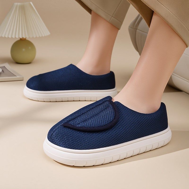 大开口脚肿专用鞋脚背高脚趾受伤方便穿脱夏季网纱面老人脚肿布鞋,淘宝优惠券,粉丝福利购,淘宝优惠卷