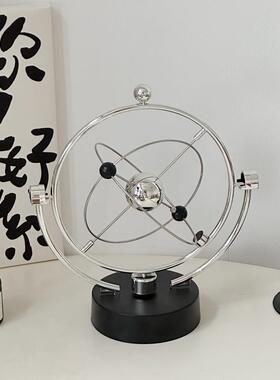 ins风高级感办公室桌面永动仪 创意银河星系抽象装饰品拍照道具