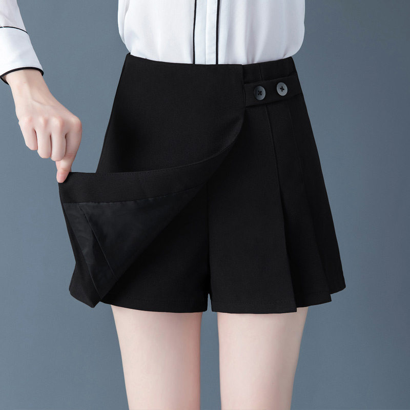 裤裙春秋高腰2020新款a字裙短裤 纤丝朵休闲裤