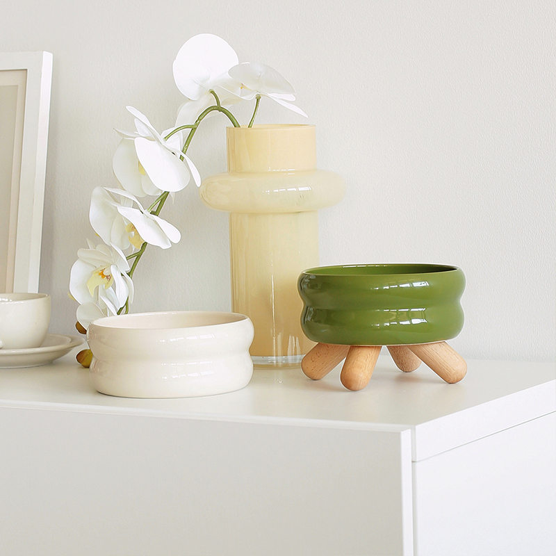 元気喵丨meoof宠物碗gulu猫碗陶瓷碗狗宠物水碗小狗食盆猫咪用品 - 图1