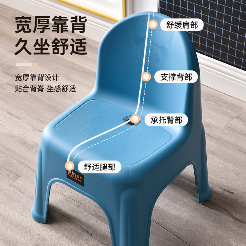 塑料凳子加厚家用椅子换鞋凳儿童凳子靠背小椅成人茶几矮凳穿鞋凳,淘宝优惠券,粉丝福利购,淘宝优惠卷