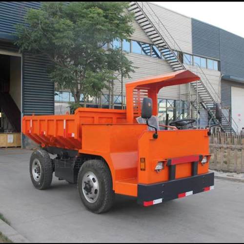 矿用电动运输车四不像四轮自卸车低矮型新能源矿山运输车 - 图1