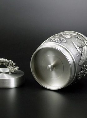 锡茶叶罐摆件办公家居装饰品茶具教师节同学生日礼物商务礼品定制