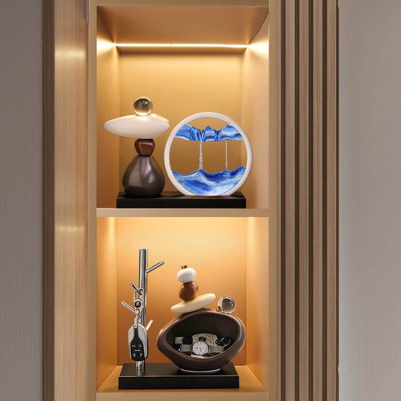 时来运转钥匙收纳玄关摆件入户门口鞋柜客厅电视柜装饰品乔迁礼物,淘宝优惠券,粉丝福利购,淘宝优惠卷