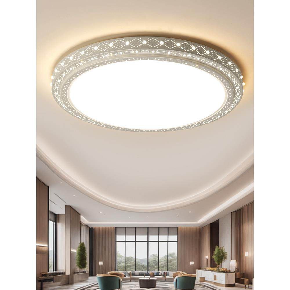 客厅灯2025新款简约现代led房间卧室吸顶灯圆形大尺寸主灯大灯,淘宝优惠券,粉丝福利购,淘宝优惠卷
