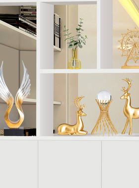 电视酒柜装饰品摆件简约现代家居客D厅玄关轻奢高档高端大气上档