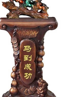 采购产品马饰品,立功立业,落地工艺品,纯z铜,家庭客厅,办公室,发