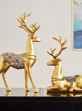 家居客厅酒柜装饰品电视柜马摆z件大象玄关办公室书房桌面轻奢摆