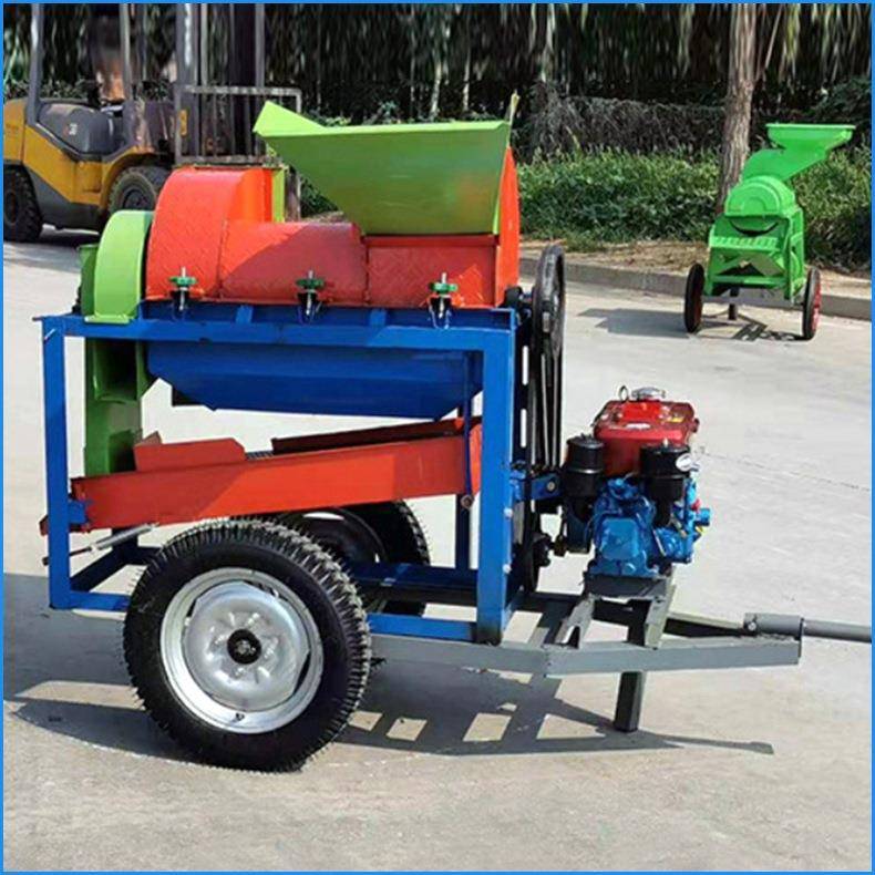 Household small threshing machine multi-function threshing machine fully automatic soybean sorghum corn grain peeling machine