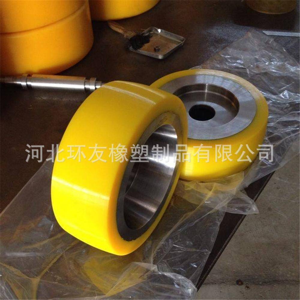 厂家供应贴膜机胶辊聚氨酯高耐磨不脱胶黄色新品 - 图2