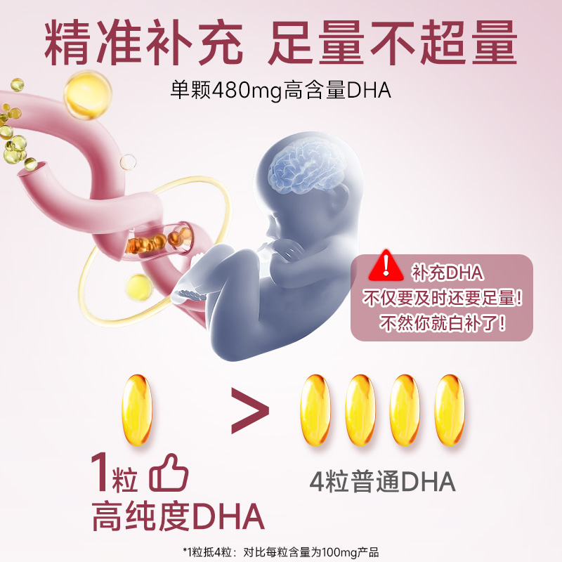 Nestlé fish oil for pregnant women MINAMI high purity DHA fish oil soft capsules for pregnancy