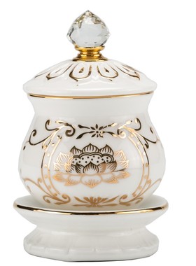 陶瓷莲花佛杯佛h前供水杯供佛杯小号观音家用佛前水供杯圣水杯贡