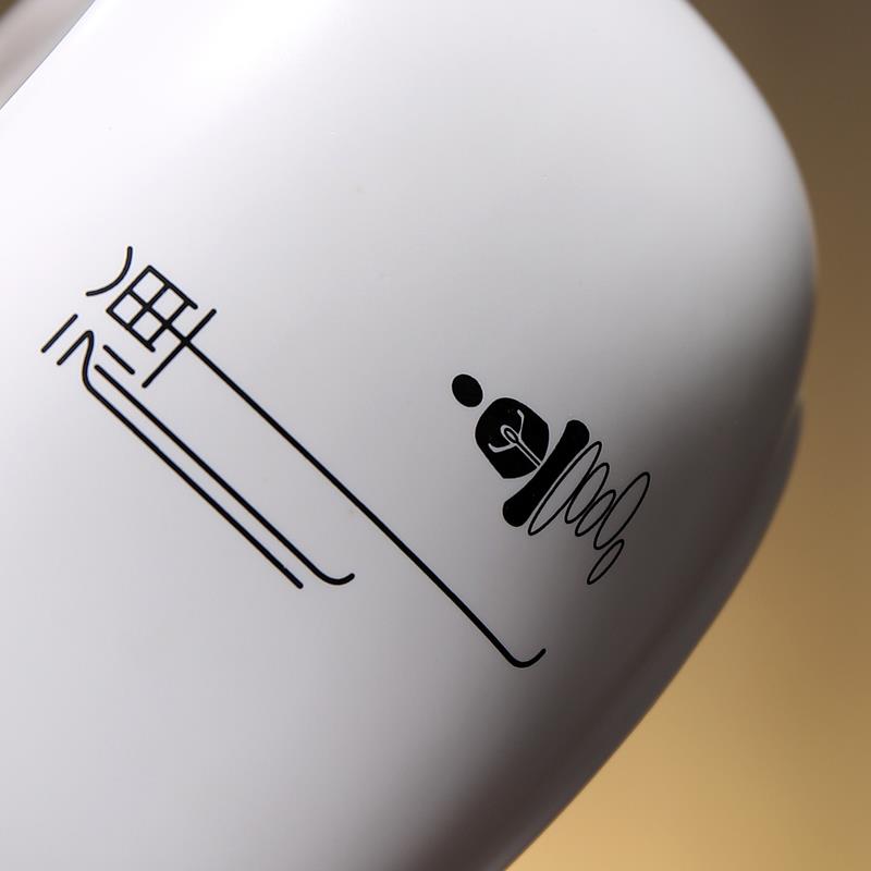 红茶茶艺专用瓷壶竹提梁壶禅意中式凉水壶白瓷泡茶壶功夫茶具大壶 - 图2