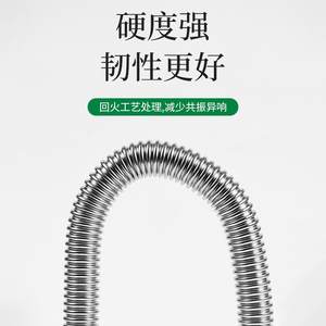 伟星304不锈钢波纹软管6分壁挂炉冷热进水管金属防爆波纹管