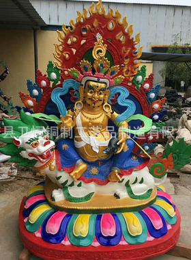 纯铜普巴金刚藏传佛像寺庙密宗佛像摆件大型纯铜金刚护法佛像