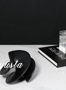 高级现代简约几何软装饰品样板间客厅茶几电视柜酒柜书房小众摆件