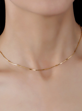 LALACHIC925纯银项链女流星银河蛇骨链高级感小众ins气质