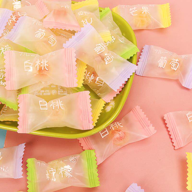 网红高颜值水果味夹心糖果独立包装硬糖休闲零食前台招待糖 - 图1