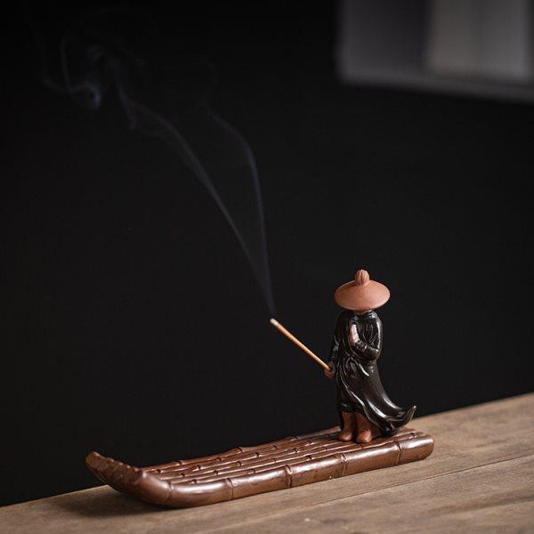 古风江湖故人侠客线香炉陶瓷家用室内禅意香插香座茶室香薰炉摆件,淘宝优惠券,粉丝福利购,淘宝优惠卷