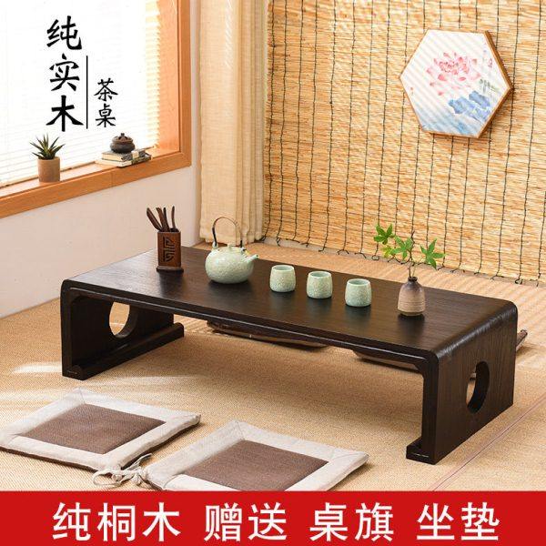 实木中式古琴桌凳飘窗桌榻榻米小茶几炕桌国学桌培训班课桌椅子矮,淘宝优惠券,粉丝福利购,淘宝优惠卷