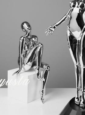 空山基女神机械科技摆件客厅电视柜样板间酒店别墅办公室软装饰品