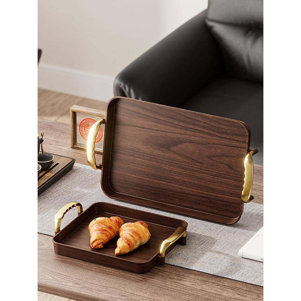 新款彷木纹茶托盘长方形家用放咖啡杯水杯盘高档酒店杯子收纳托盘,淘宝优惠券,粉丝福利购,淘宝优惠卷