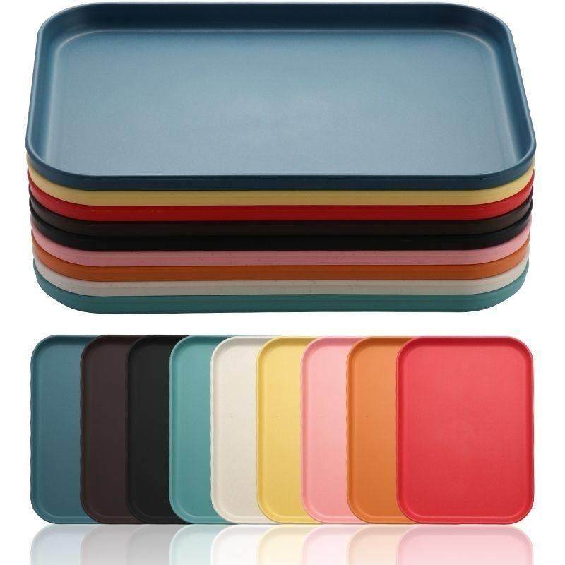 北欧ins托盘家用茶杯水杯茶盘塑料客厅茶几杯子长方形水果餐盘,淘宝优惠券,粉丝福利购,淘宝优惠卷