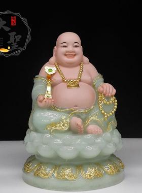 包邮全堂佛汉白玉观音菩萨释迦摩尼地藏王菩萨弥勒佛娑婆四圣摆件