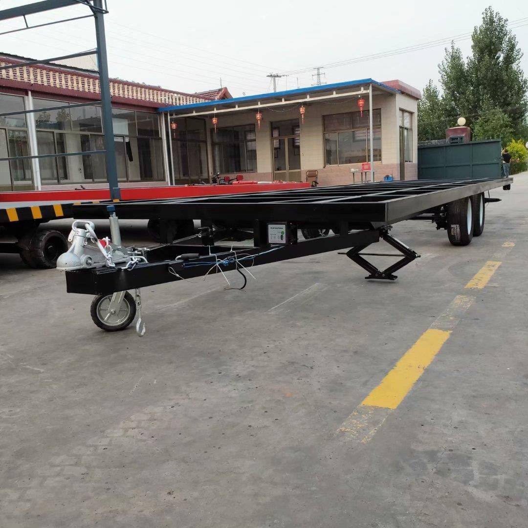 .5吨双层框架拖车木屋底盘运输车8000*22502.2万工业中小运输车 - 图1