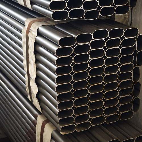 厂家q235椭圆管平椭圆升降桌家具楼梯扶手镀锌椭圆管 - 图2