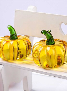 水晶菠萝柿子葡萄菠萝事事如意摆件可爱小造型家居客厅Z装饰品玩