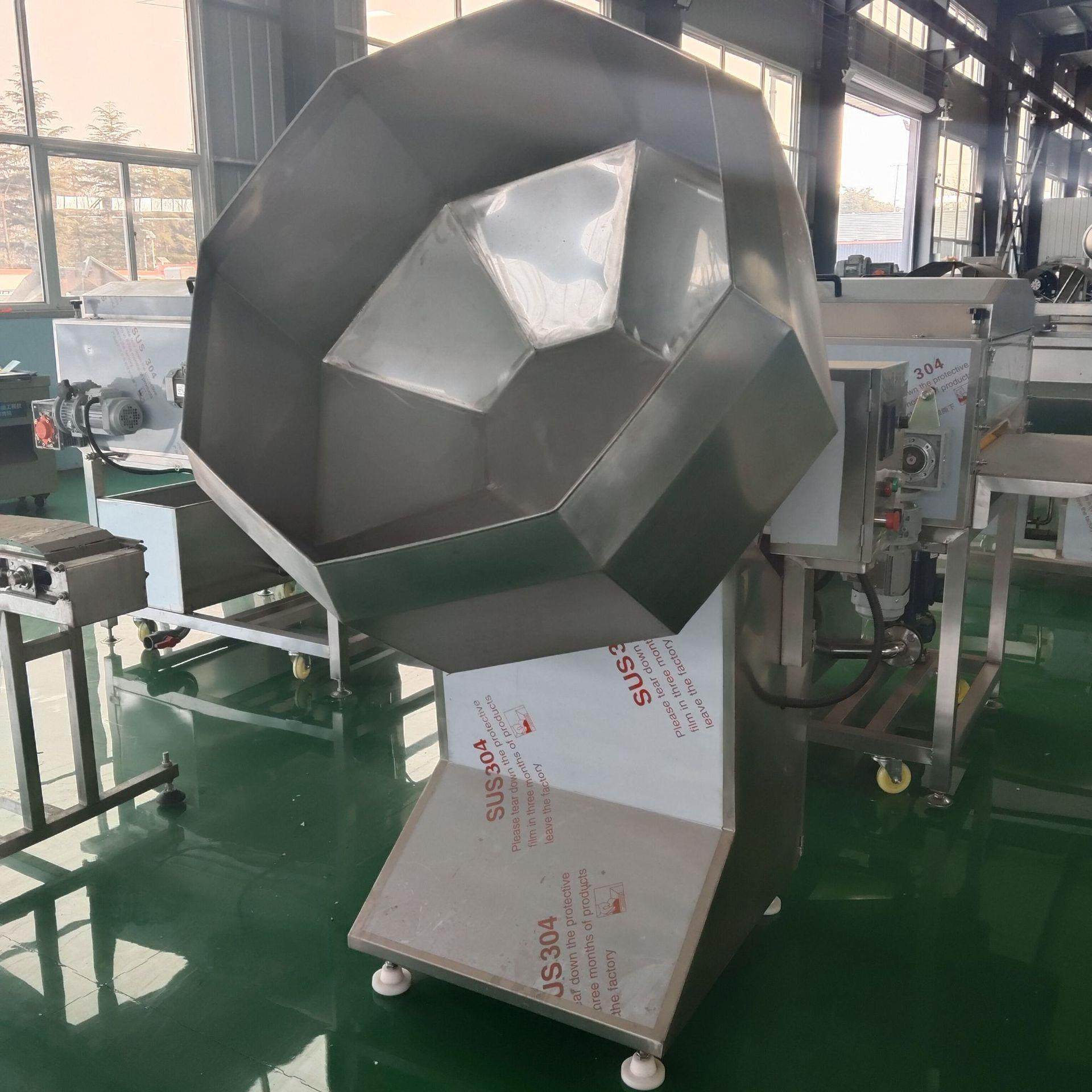 多功能八角拌料机全自动腌肉调理品拌料设备江米条撒粉机厂家,淘宝优惠券,粉丝福利购,淘宝优惠卷