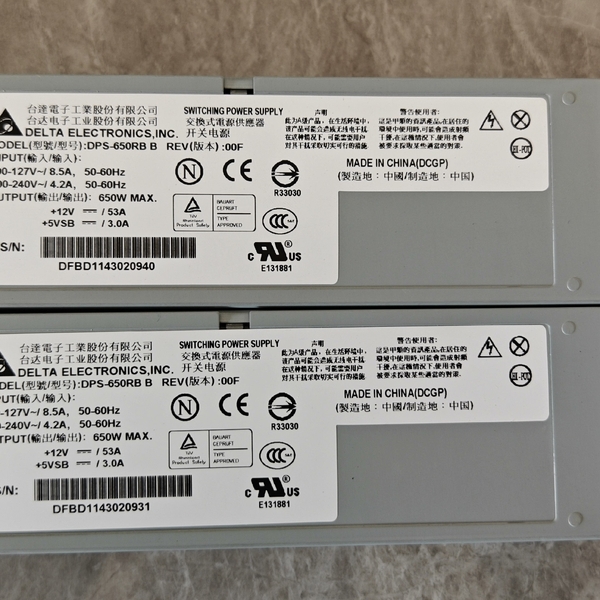 Delta/ DPS-650RB B 650W 服 - 图0