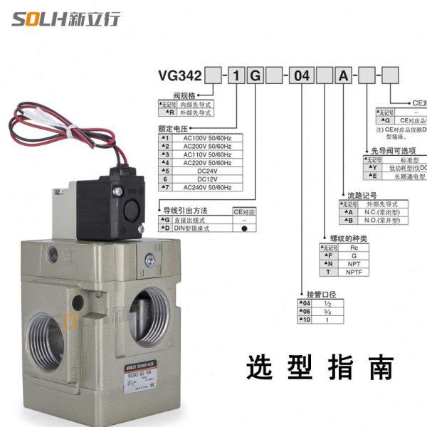 二位三通气动电磁阀真空先导式阀控制气阀VG342-4G-10 5G3G覆膜机,淘宝优惠券,粉丝福利购,淘宝优惠卷
