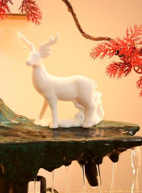 创意陶瓷流水摆件桌面流水循环过滤鱼缸造景装饰客厅喷泉乔迁礼物