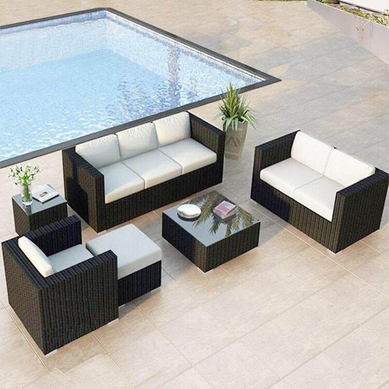 户外藤编沙发庭院民宿露台花园室外露天防水防晒休闲藤椅沙发组合,淘宝优惠券,粉丝福利购,淘宝优惠卷