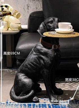 狗摆件客厅斑点狗哈士奇金毛拉多模型装饰创意乔迁新居开业礼品