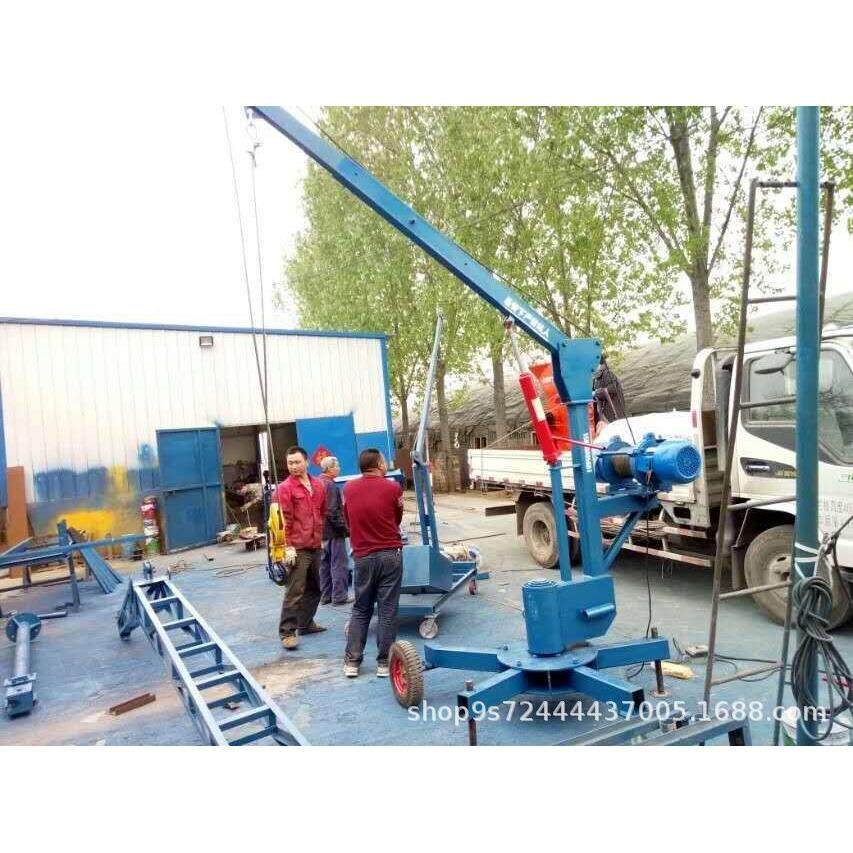 机械加工移动单臂吊移动液压小吊机折叠式小型吊机,淘宝优惠券,粉丝福利购,淘宝优惠卷