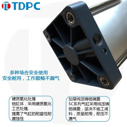 标准气缸大推力气动SC200*200-25X30X50X75X150X400X600-S带磁 - 图1