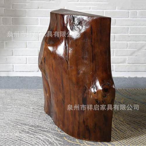 实木茶桌大板新中式禅意客厅办公室功夫茶台原木大板泡茶桌椅组合 - 图2