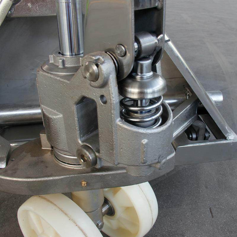 西林04全不锈钢手动叉车2t无尘车间洁净室手扶液压托盘搬运叉车,淘宝优惠券,粉丝福利购,淘宝优惠卷