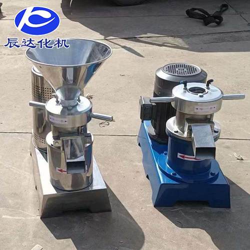 供应卧式胶体磨食品胶体磨花生酱芝麻酱胶磨机花生酱猪牛禽骨泥机 - 图2