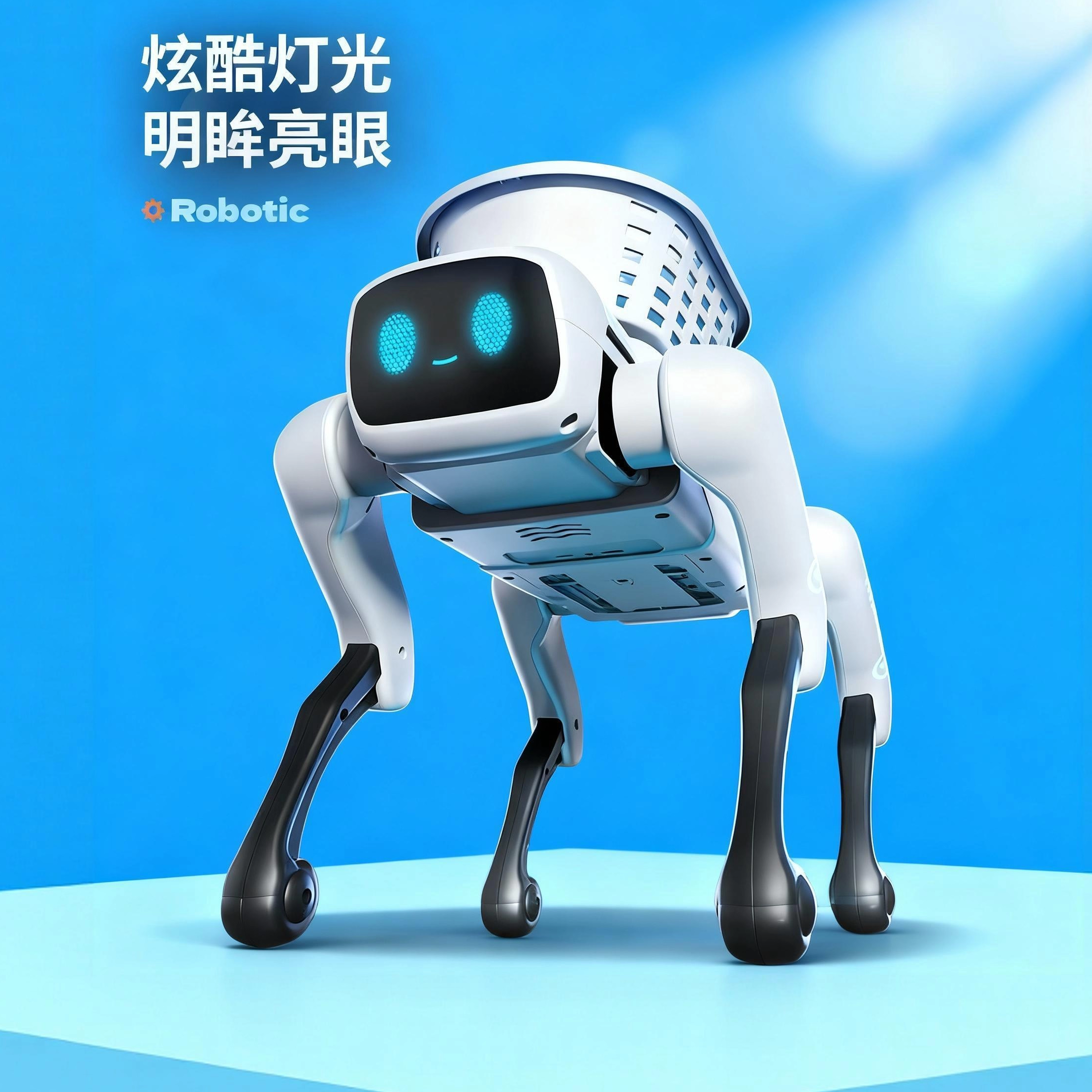 AI手机编程智能仿生机械狗益智儿童电动遥控机器玩具男孩生日礼物,淘宝优惠券,粉丝福利购,淘宝优惠卷