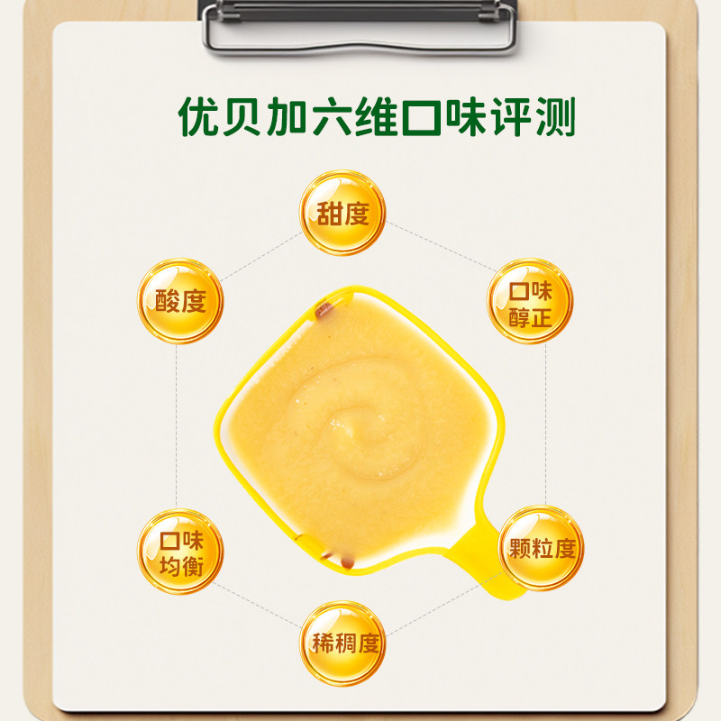 优贝加婴幼儿有机果泥6月龄真水果无添加色素宝宝辅食营养买1送1,淘宝优惠券,粉丝福利购,淘宝优惠卷