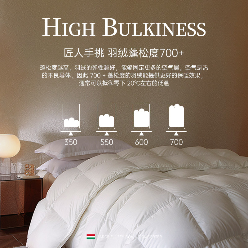 匈牙利进口95白鹅绒羽绒被秋冬季保暖加厚官方旗舰店正品结婚被芯,淘宝优惠券,粉丝福利购,淘宝优惠卷