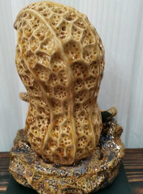 陶瓷工艺品  石湾公仔 花生摆件 百子千孙