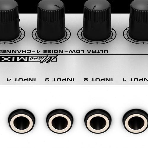 MX400 4路迷你型混音器 小型调音台 4路调音台 混音 音频混合器 - 图2