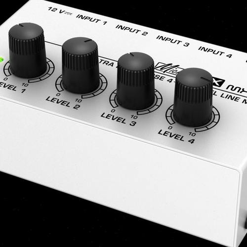 MX400 4路迷你型混音器 小型调音台 4路调音台 混音 音频混合器 - 图3